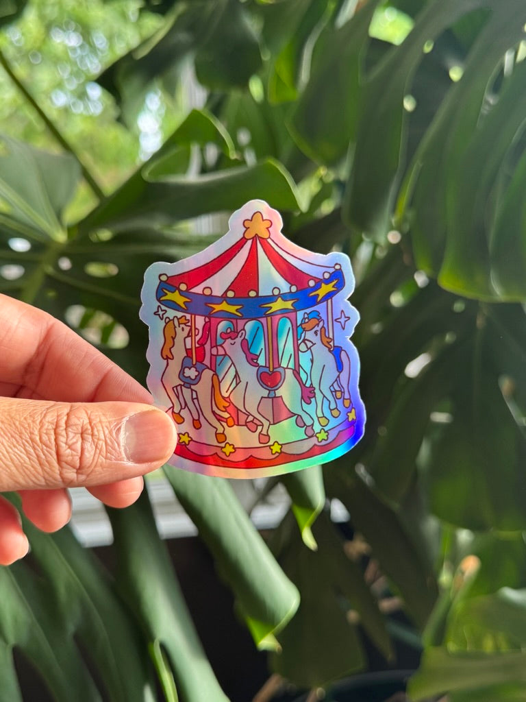 Holographic Sticker "Carrusel"