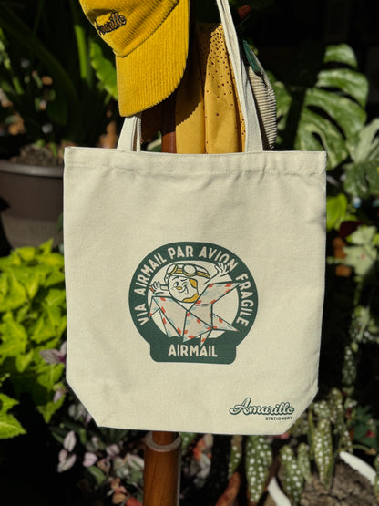 Airmail - Amarillo Stationery Canvas Tote Bag
