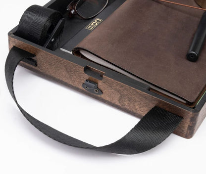 BSC - Writers Messenger Light - Walnut Veneer MDF Box A5