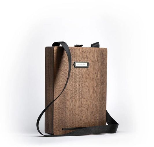 BSC - Writers Messenger Light - Walnut Veneer MDF Box A5