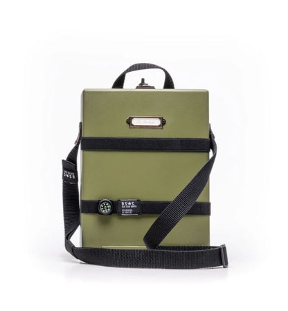 BSC - Messenger Adventure Light - Olive Green Painted MDF Box A5