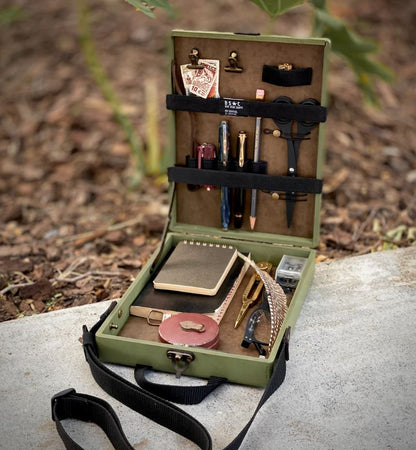 BSC - Messenger Adventure Light - Olive Green Painted MDF Box A5
