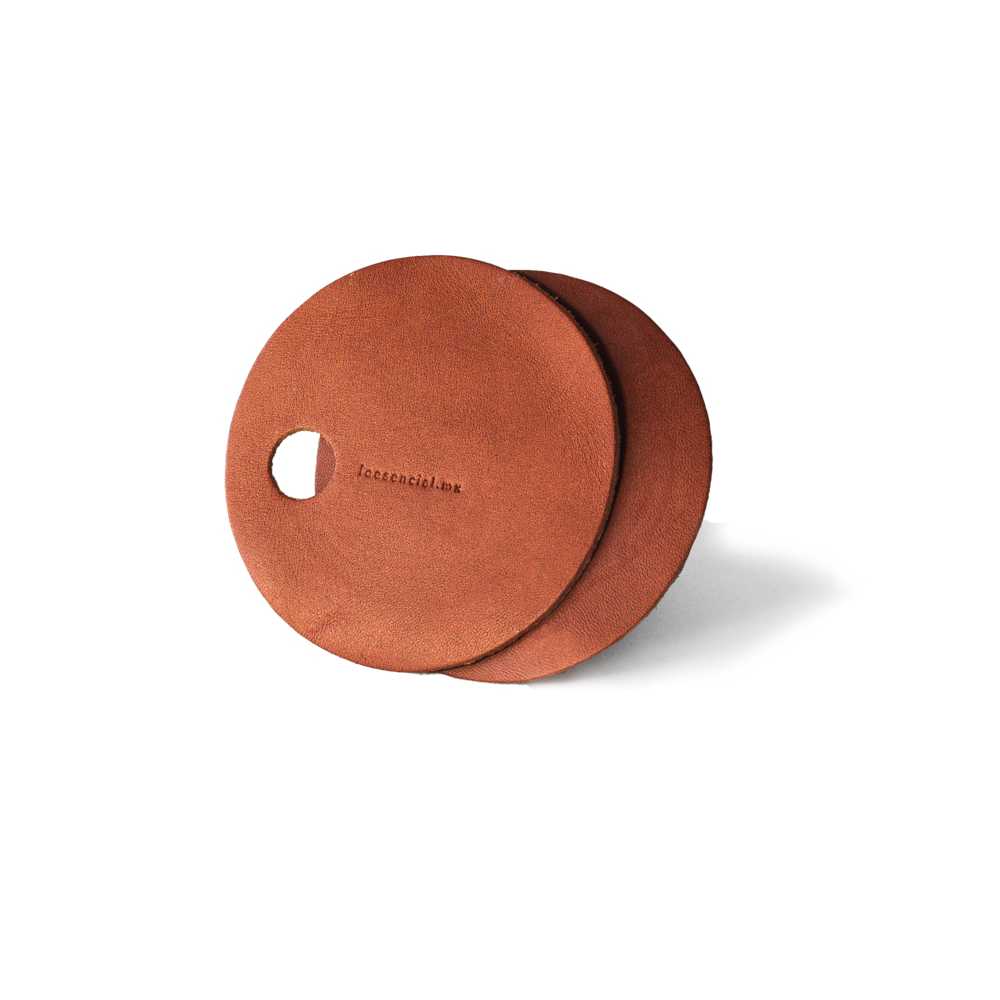 Lo Esencial - Leather Coasters