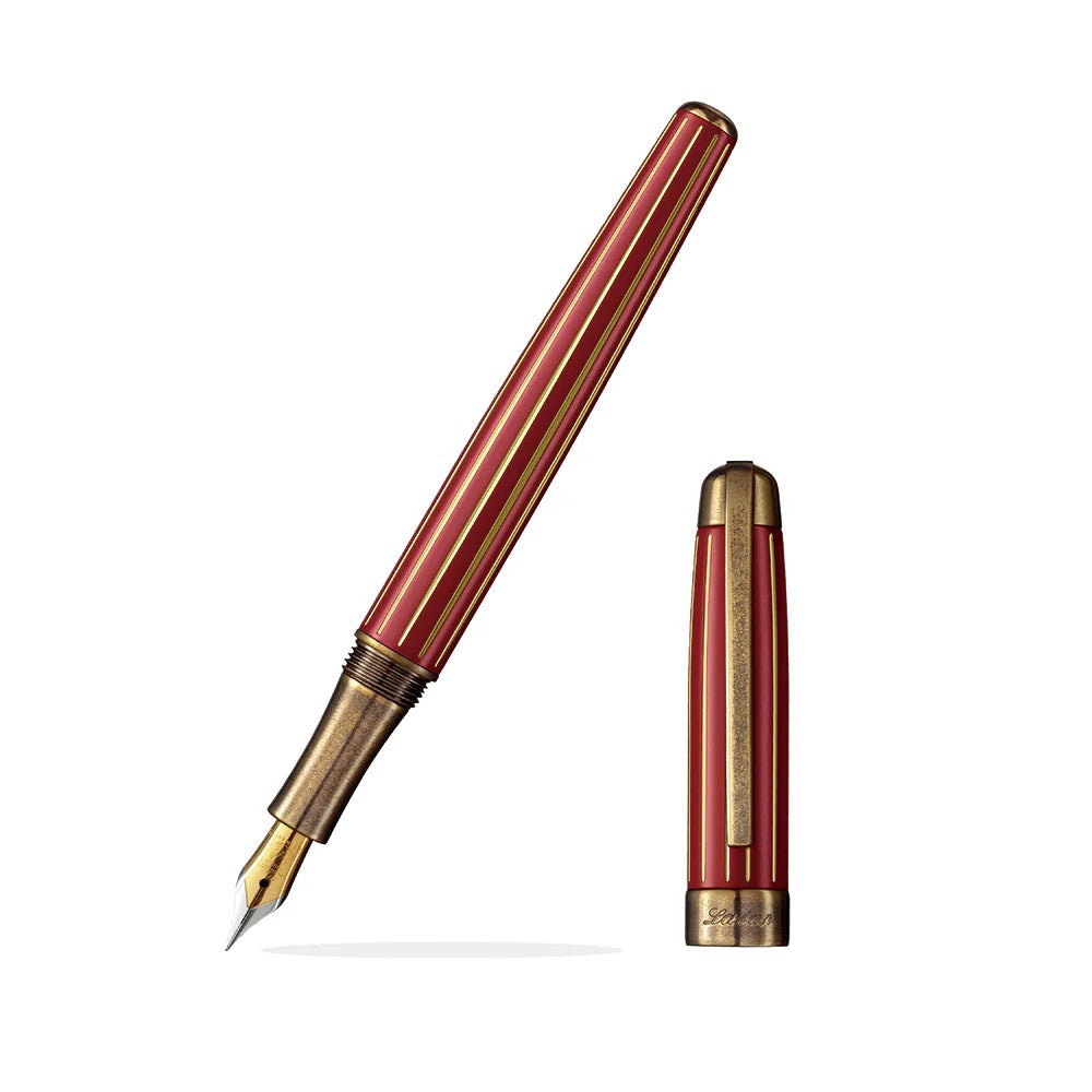 Laban Antique II Fountain Pen Red