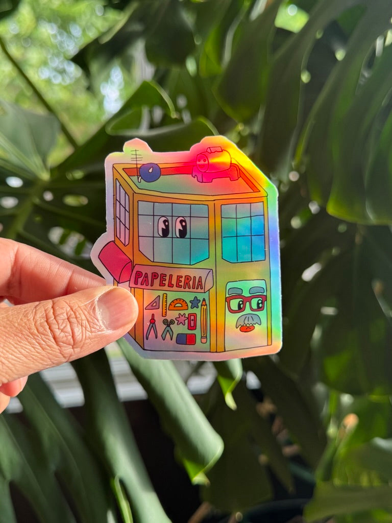 Holographic Sticker "Papeleria"