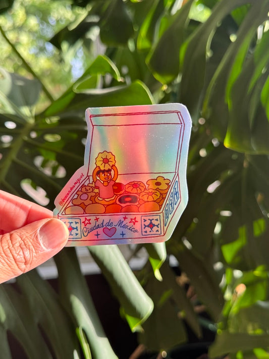 Holographic Sticker "Panaderia"