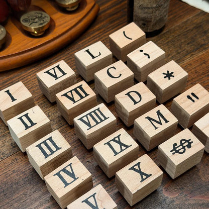 Roman Numeral Rubber Stamps