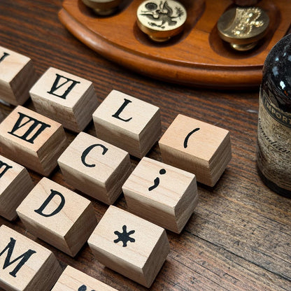 Roman Numeral Rubber Stamps