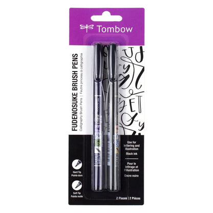 Fudenosuke Brush Pen 2-Pack