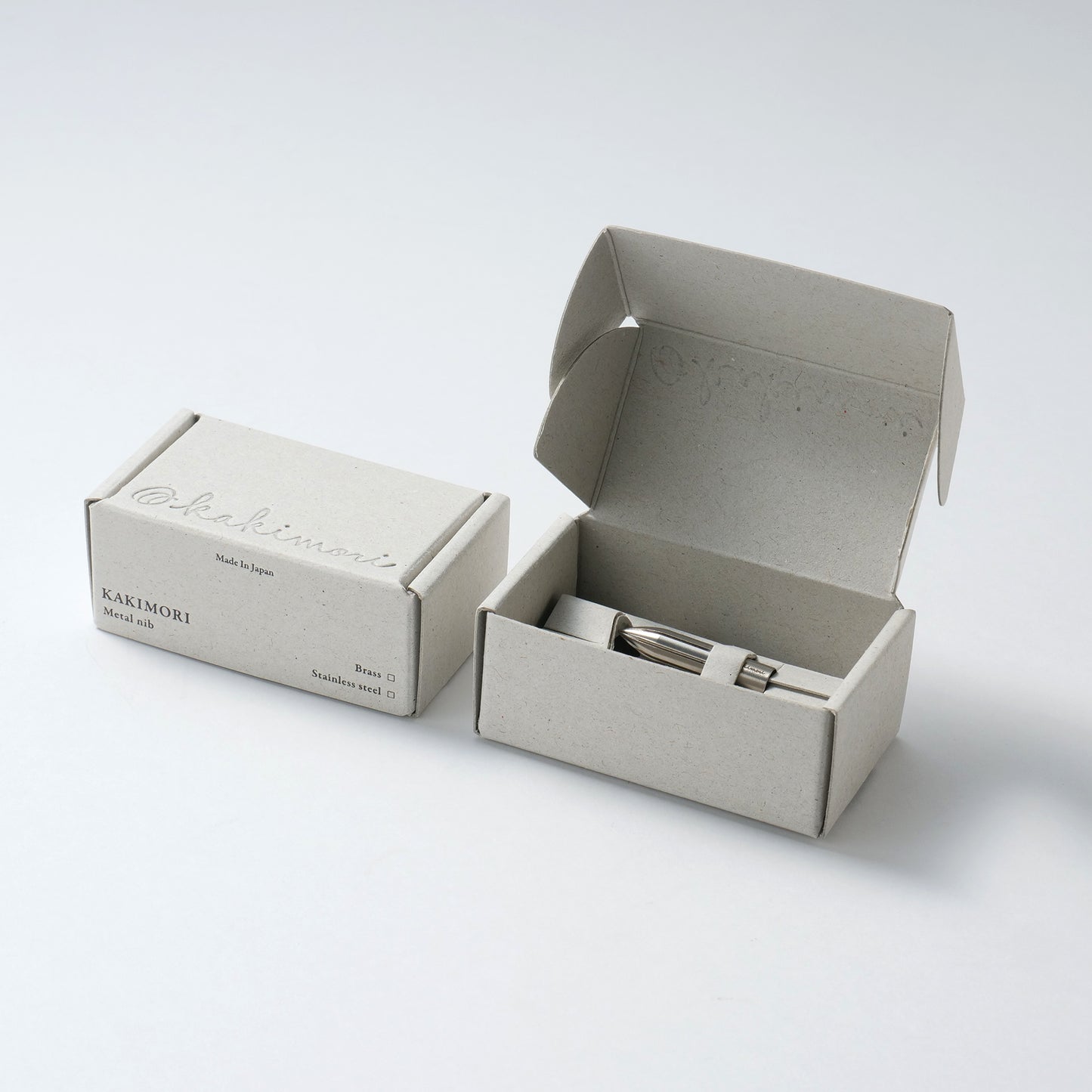 Kakimori Metal nib - Stainless steel
